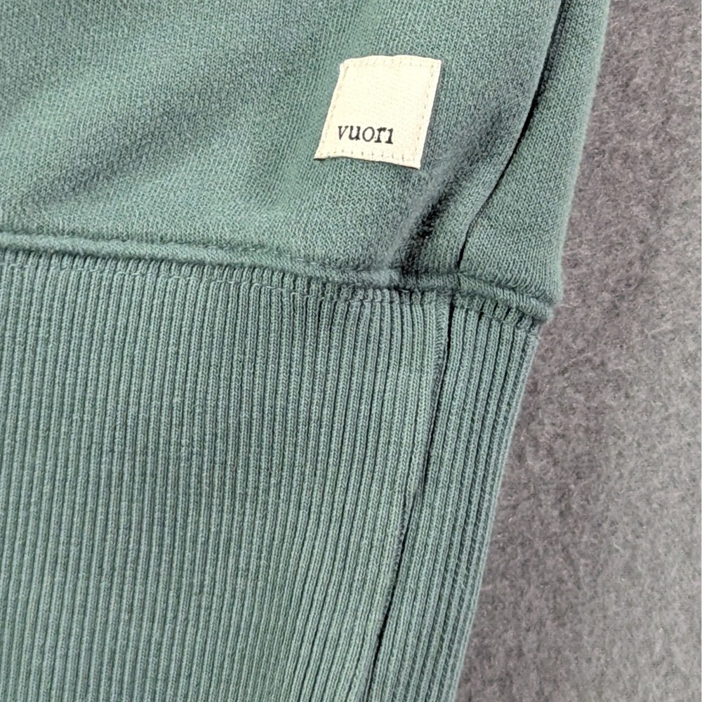 Vuori Crewneck Sweatshirt Womens S Green Oversized VW298 Pullover Loungewear - Picture 4 of 13